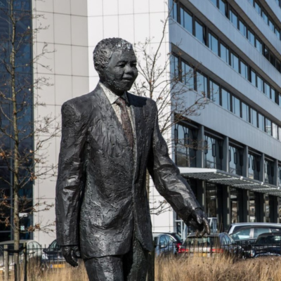 Statenkwartier The Hague Nelson Mandela statue